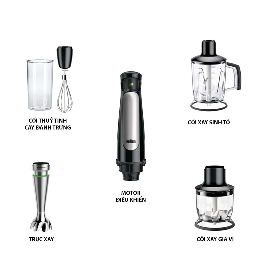Máy xay cầm tay Braun MultiQuick MQ7045X