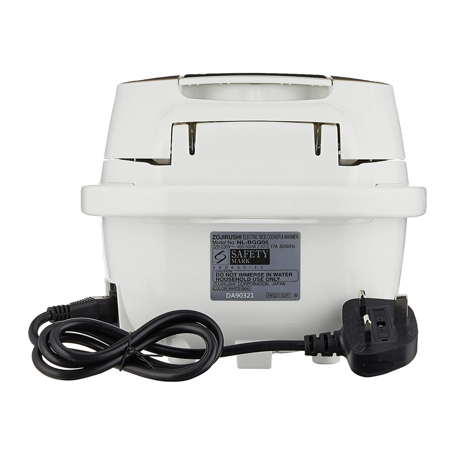 Nồi cơm điện tử Zojirushi 0.54 lít NL-BGQ05-WA