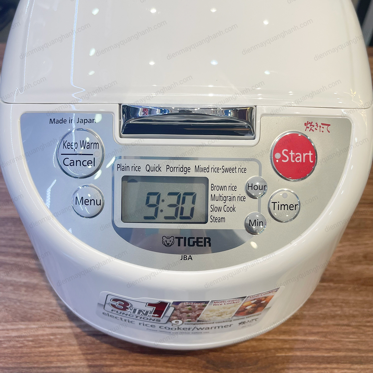 Ảnh thực tế Nồi cơm điện tử Tiger JBA-A18W 1.8 lít