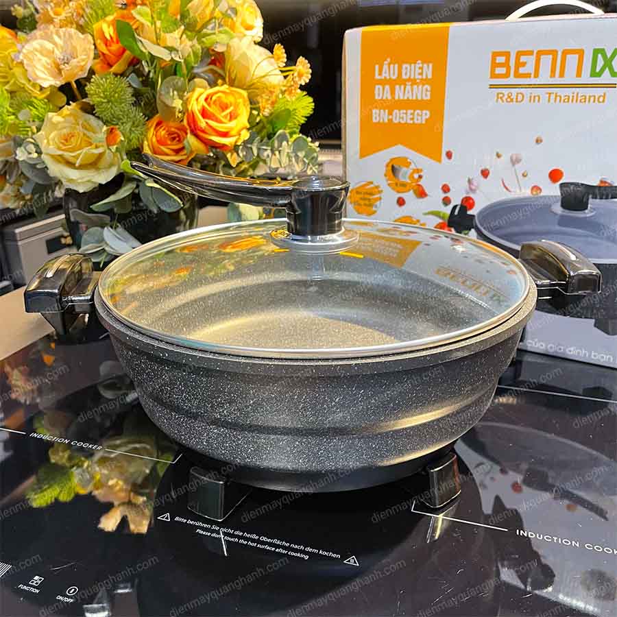 Ảnh thực tế Nồi lẩu điện đa năng Bennix BN-05EGP