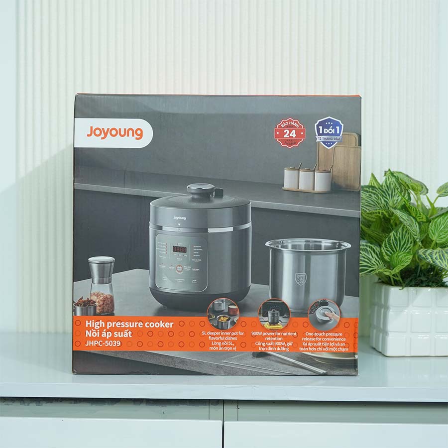Ảnh thực tế Nồi áp suất điện tử Joyoung 5 lít JHPC-5039