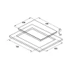 Bếp từ 3 vùng nấu Hafele HC-I7834B (536.61.719) – BST series 7