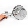 Quánh Inox 430 Fivestar nắp kính 16cm FSQ16001