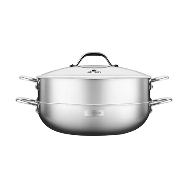Chảo hấp đa năng Inox liền khối Elmich Trimax CZ EL3832 size 28cm