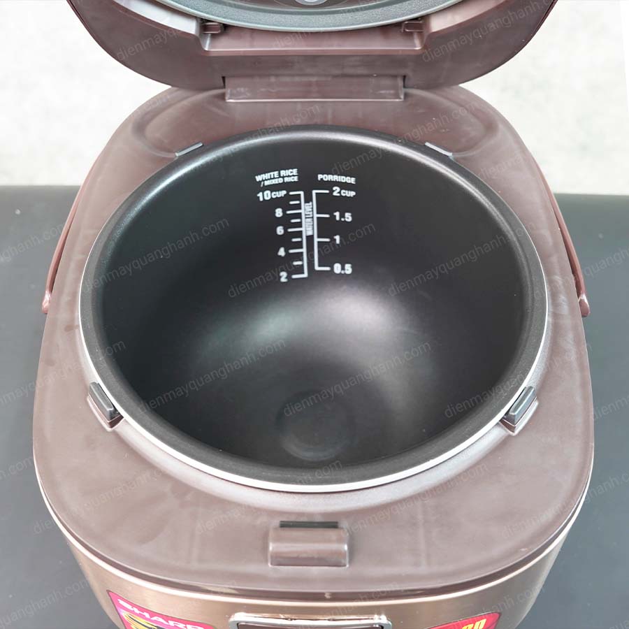 Ảnh thực tế Nồi cơm điện cao tần Sharp KS-IH191V-GL dung tích 1.8 lít