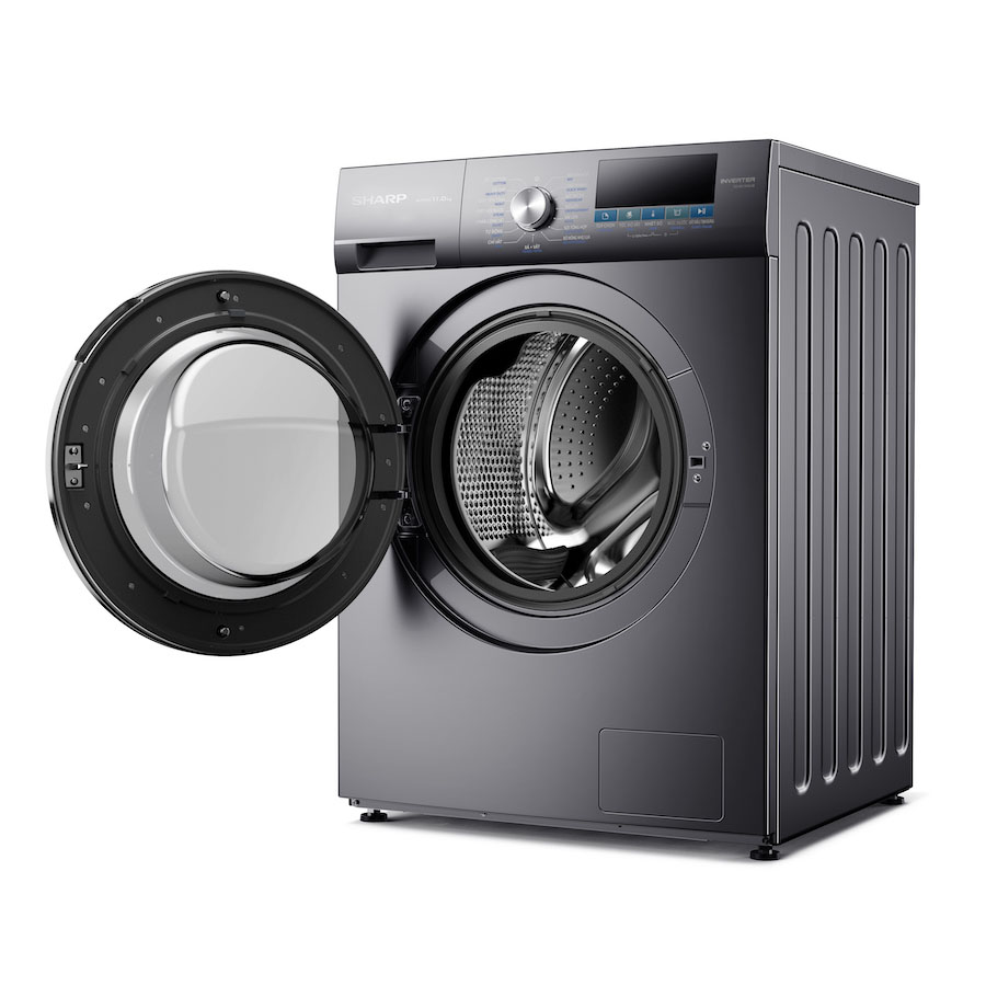 Máy giặt Sharp Inverter 11 Kg ES-FM110CB-SB lồng ngang
