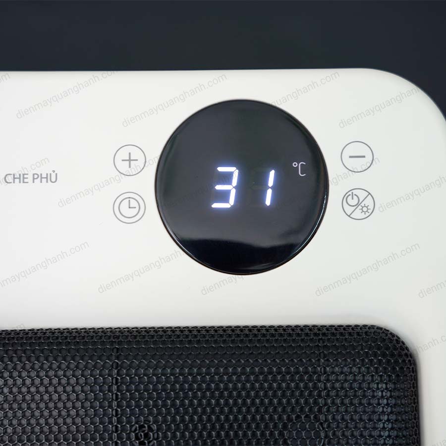 Ảnh thực tế Máy sưởi gốm treo tường Creen CR-H38DT