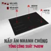 Bếp từ 4 vùng nấu lắp âm Bosch PXE875DC1E