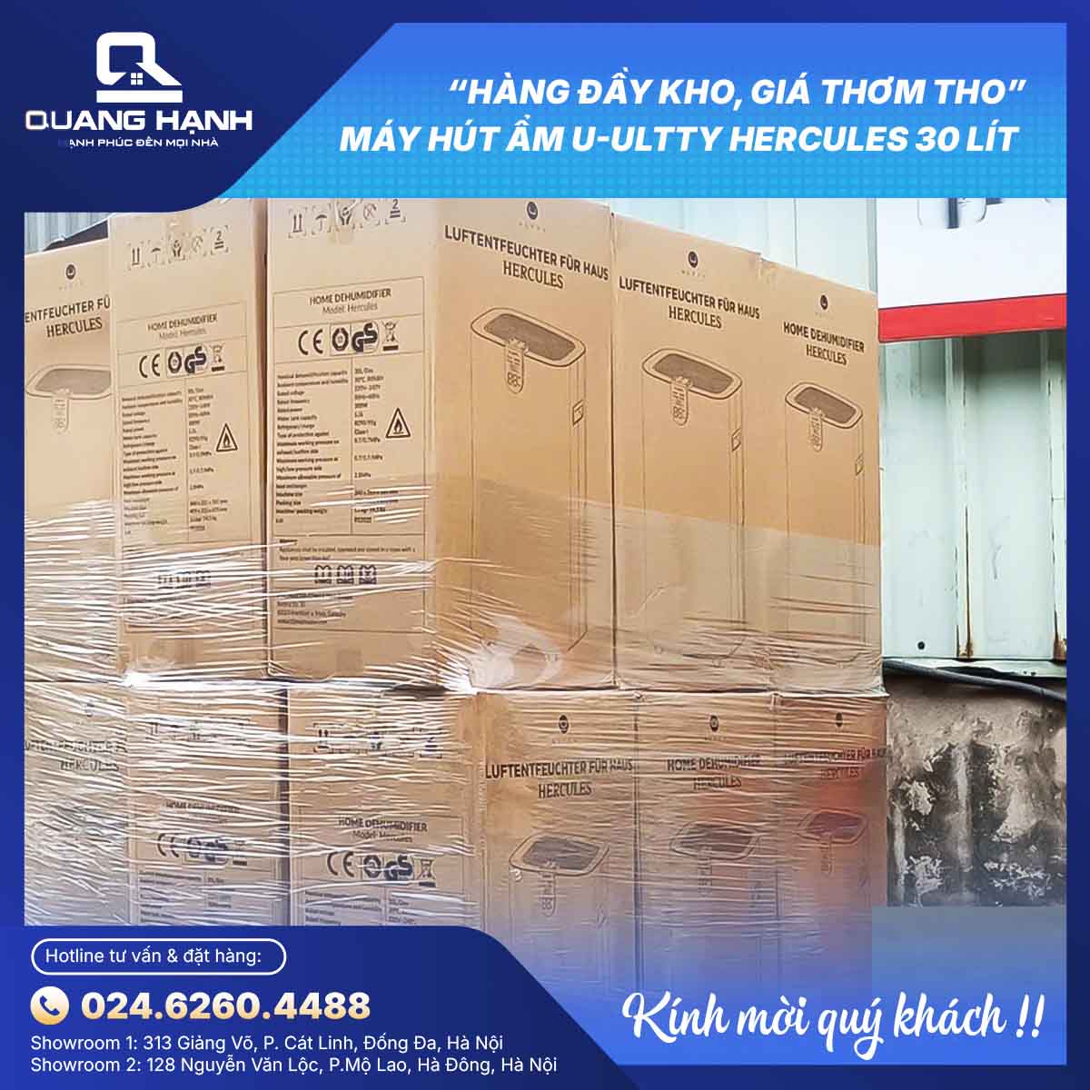 Ảnh thực tế Máy hút ẩm U ULTTY HERCULES 30 Lít