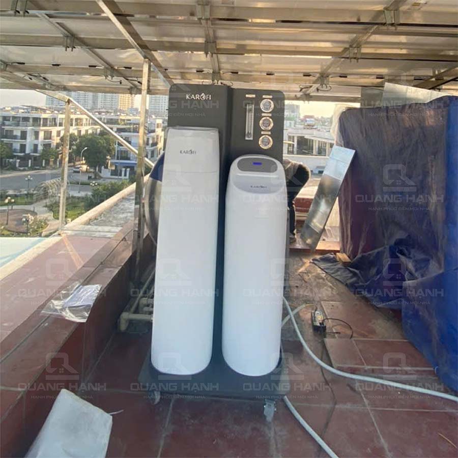 Ảnh thực tế Máy lọc tổng trung tâm cao cấp Karofi WHF-E666 Plus