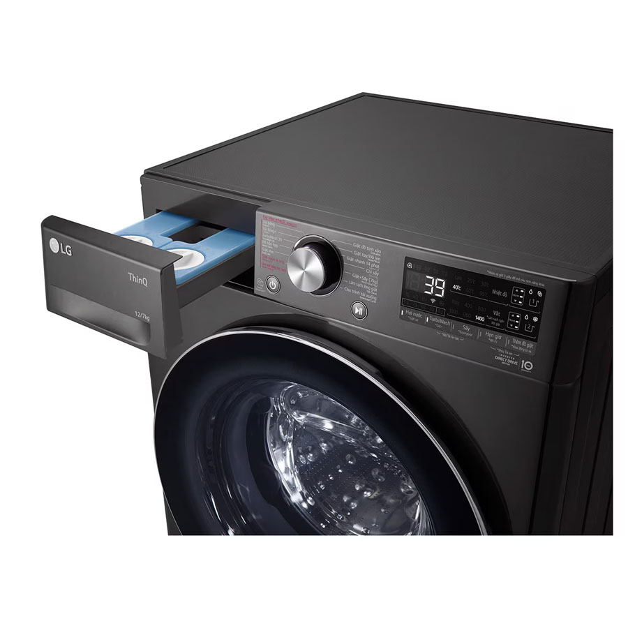 Máy giặt sấy LG 12/7kg FV1412H3BA