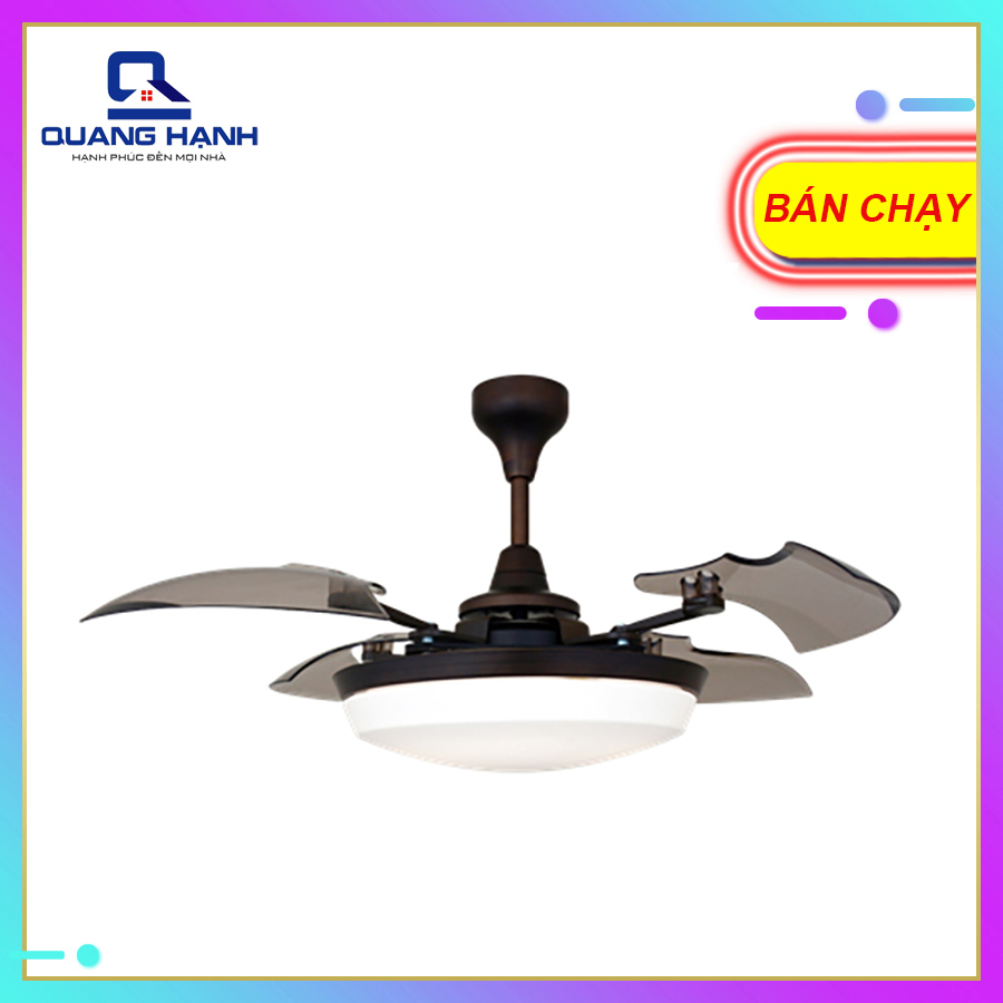 Quạt trần KAIYO chính hãng TOYA-214-ORB - toàn cảnh sản phẩm
