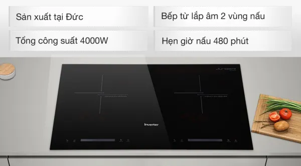Bếp từ đôi Junger CEJ-201-II