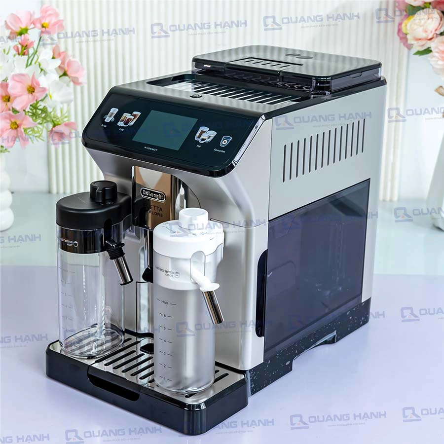 Ảnh thực tế Máy pha cà phê Delonghi ECAM450.65.S