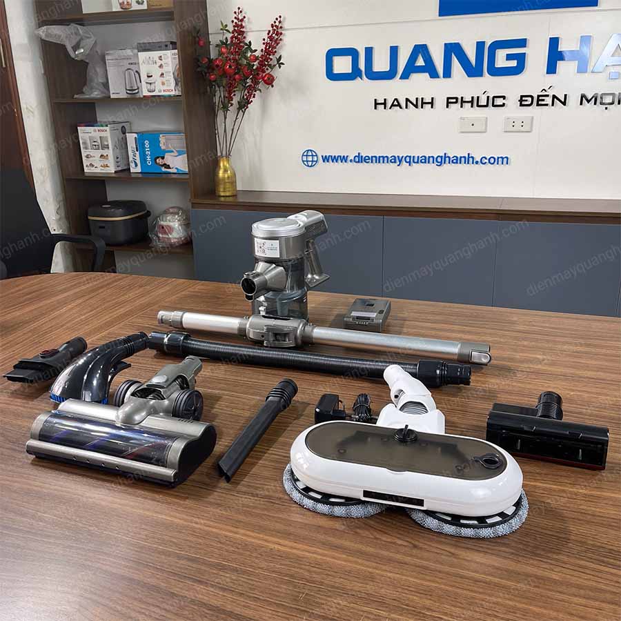 Ảnh thực tế Máy Hút Bụi Và Lau Nhà Ultty V08