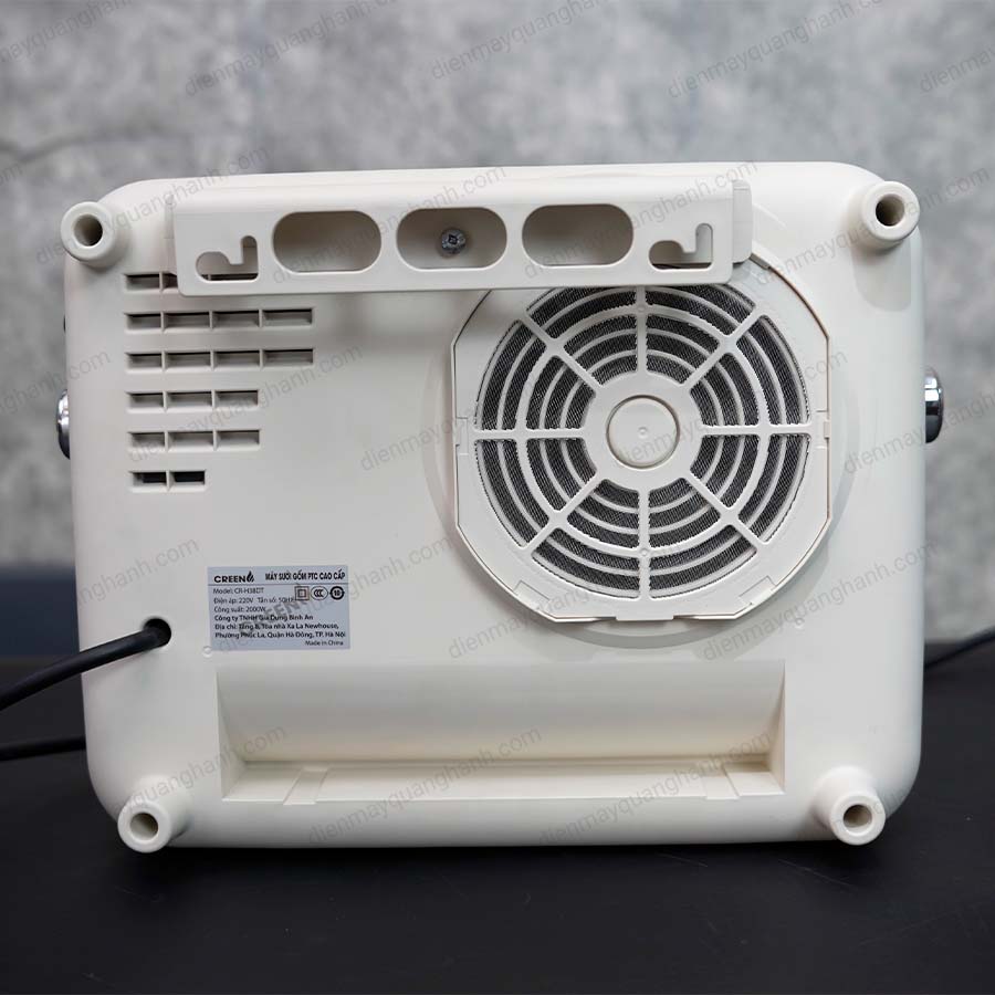Ảnh thực tế Máy sưởi gốm treo tường Creen CR-H38DT