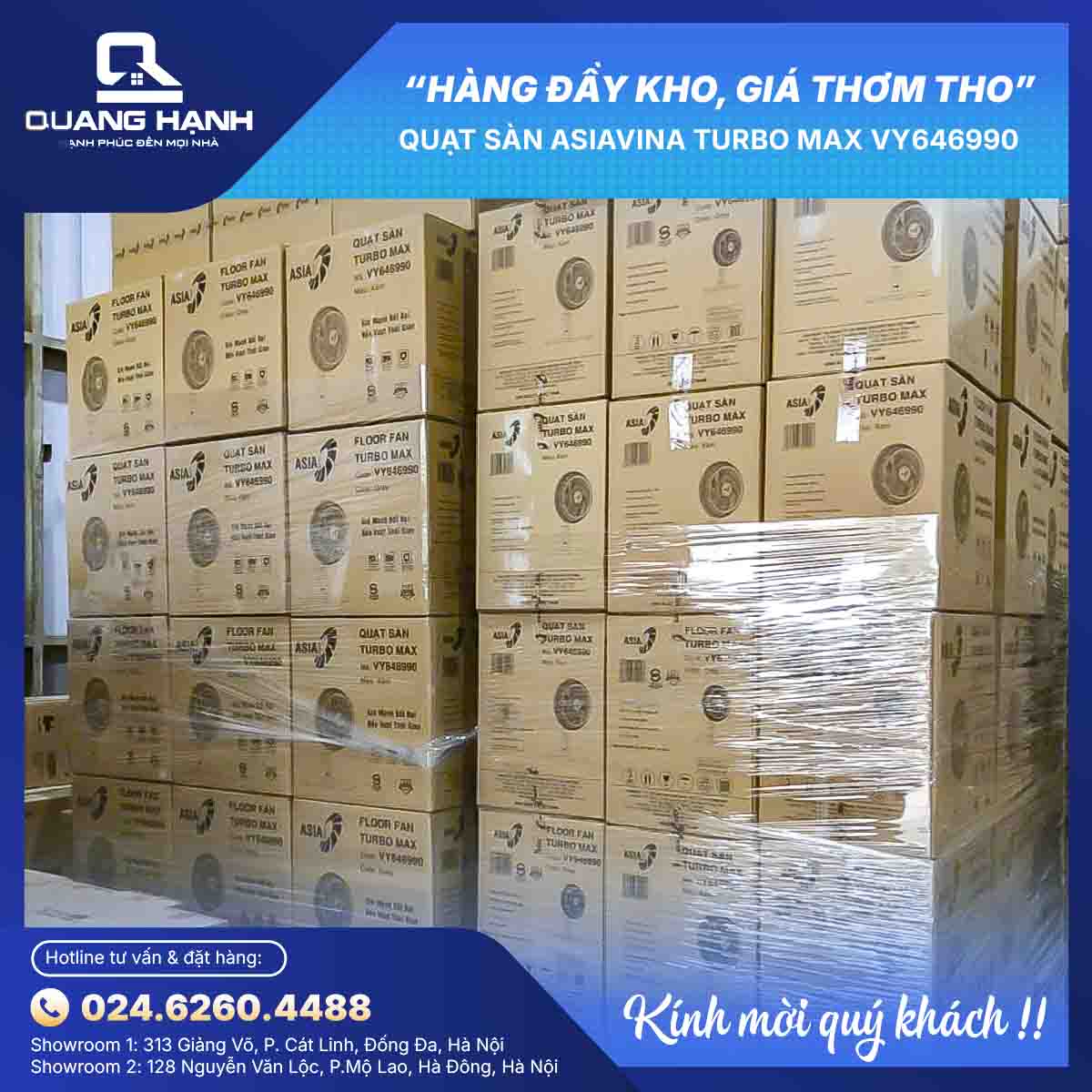 Ảnh thực tế Quạt sàn ASIAVINA Turbo Max VY646990