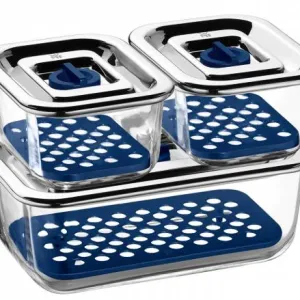 Bộ 3 hộp thủy tinh đựng thực phẩm WMF Top Serve