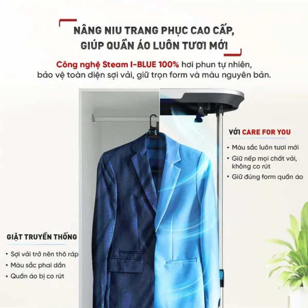 Máy chăm sóc quần áo đa năng Tefal YT405E1