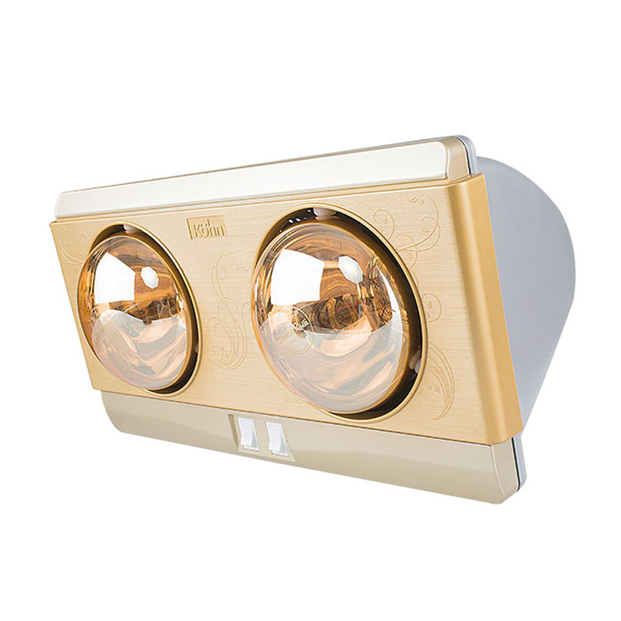 Đèn sưởi nhà tắm  Kohn KP02G 2 bóng