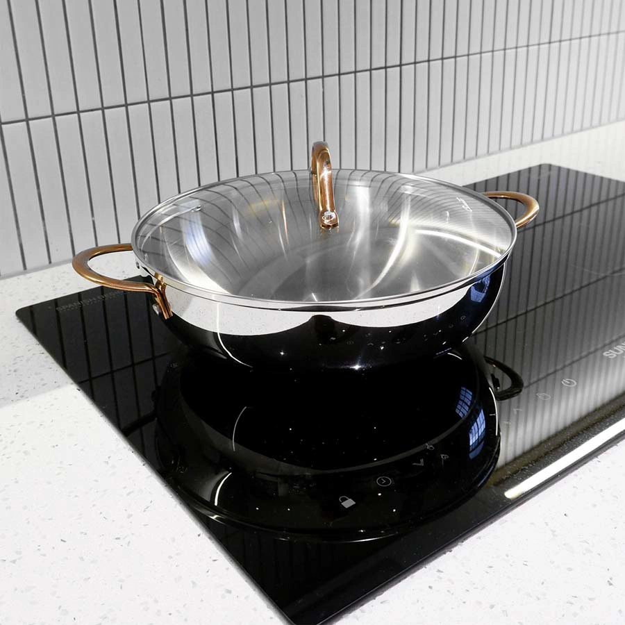 Chảo xào Inox Ciwete Royal Knight 28cm SS0105-A