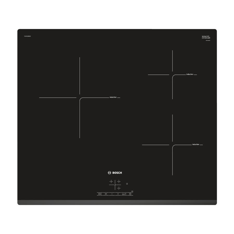 Bếp từ 3 vùng nấu BOSCH PUC631BB1E Serie 4