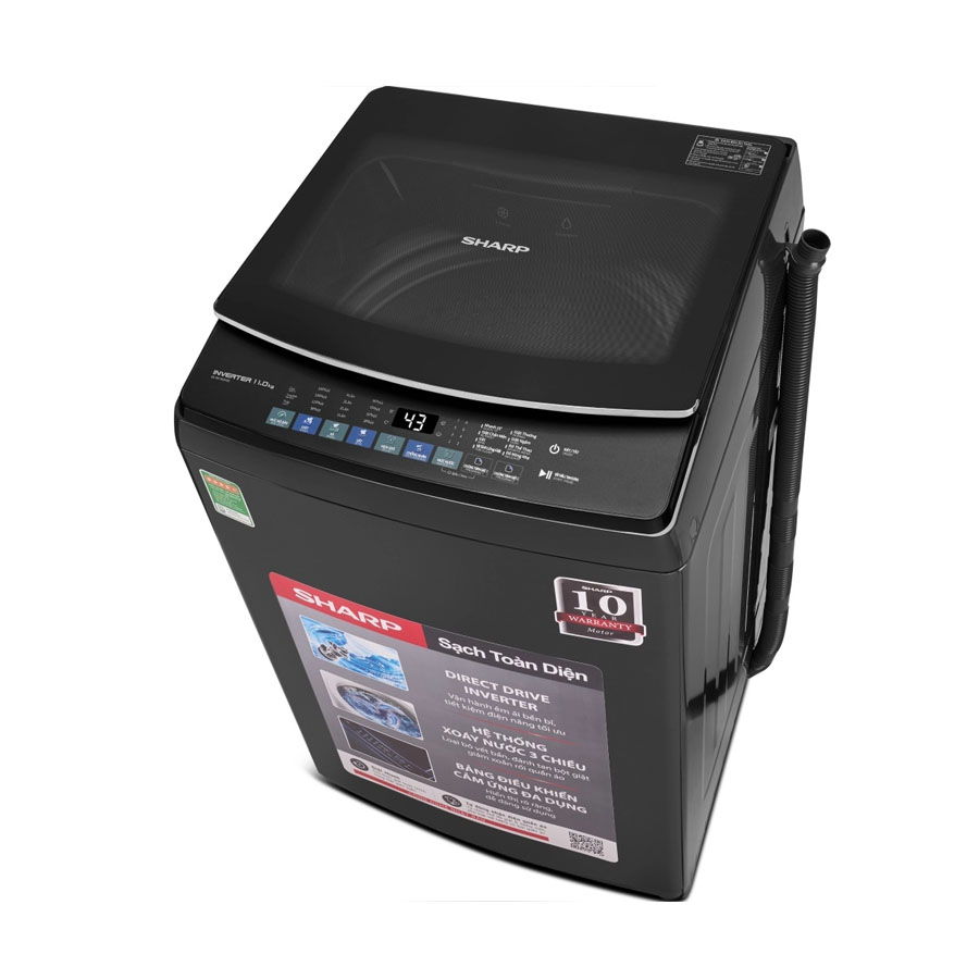 Máy giặt Sharp Inverter 11 kg ES-TM110CD-DS