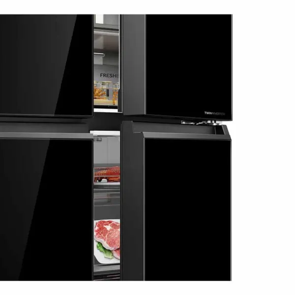 Tủ lạnh Aqua Inverter 660 lít Multi Door AQR-M727XA(GB)U1