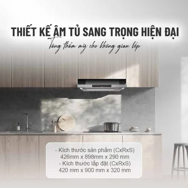 Máy hút mùi âm tủ Bosch DFS097K51