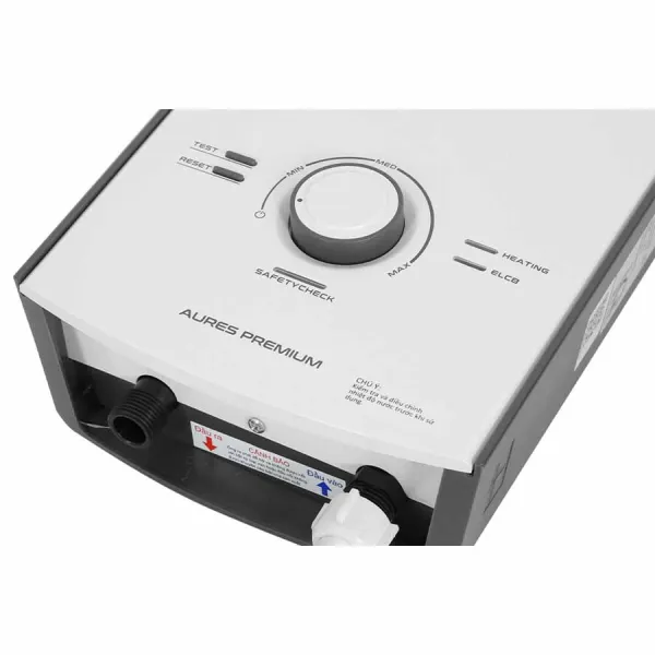 Bình nóng lạnh trực tiếp Ariston AURES Premium 4.5P IVORY 4500W