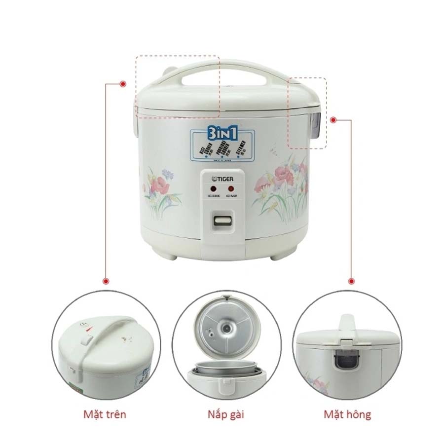 Nồi cơm điện Tiger JNP-1803 FF dung tích 1.8 lít
