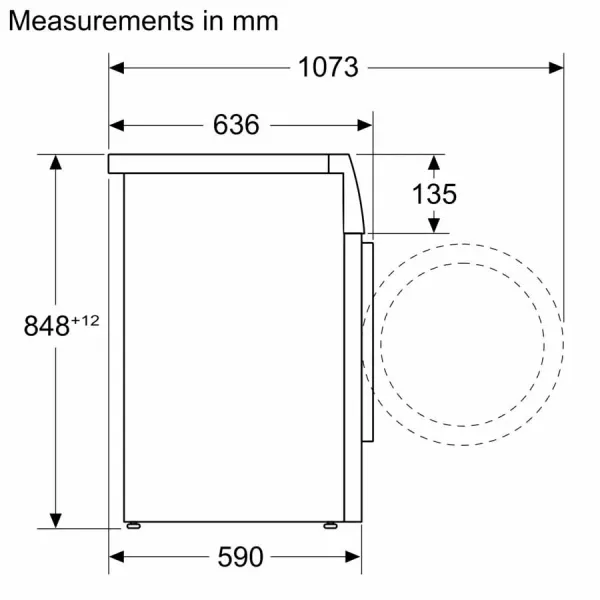 Máy giặt sấy Bosch WNA254U0SG Series 6 10kg