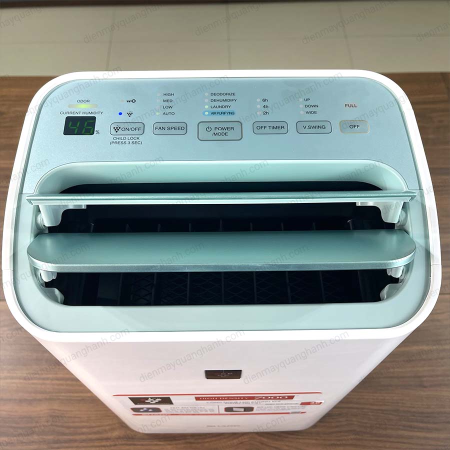 Ảnh thực tế Máy lọc không khí và hút ẩm Sharp DW-E16FA-W 16 lít/ngày