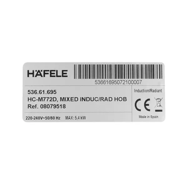 Bếp từ hồng ngoại Hafele HC-M772D 536.61.695 | Chính Hãng Hafele