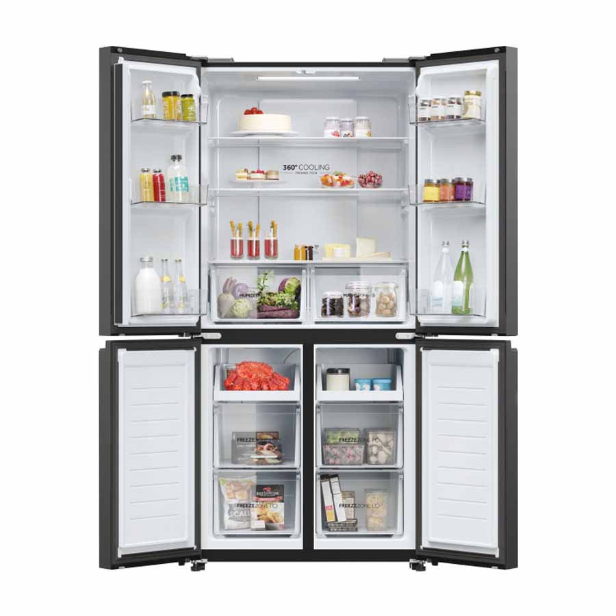 Tủ lạnh Aqua Inverter 469 lít Multi Door AQR-M536XA(SL)