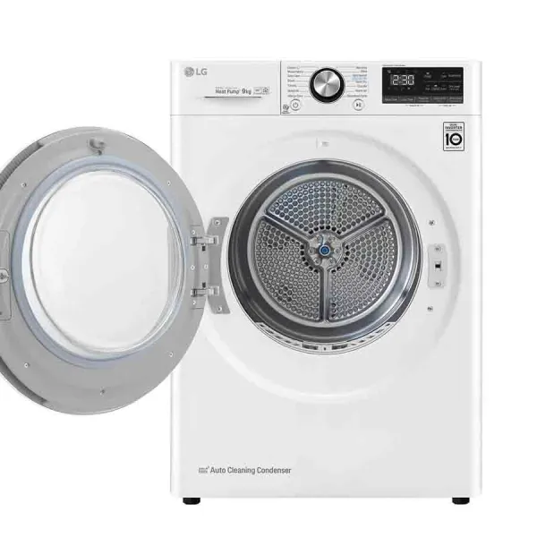 Máy sấy bơm nhiệt LG 9 Kg DVHP09W