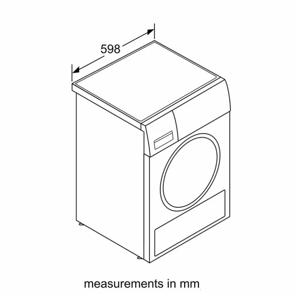 Máy sấy bơm nhiệt Bosch WQG24200SG Series 6
