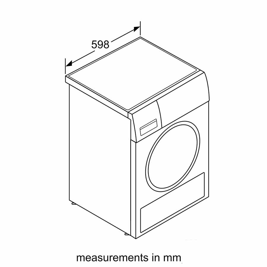 Máy sấy bơm nhiệt Bosch WQG24200SG Series 6