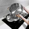 Bộ chảo kèm hấp Inox Ciwete Royal Knight 32cm SS0105-3PC