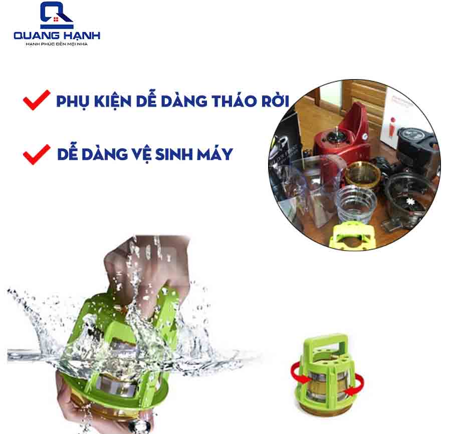 Máy ép chậm Kuving nội địa Hàn-Nuc WSJ-962K