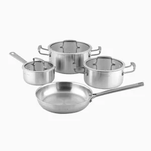 Bộ nồi chảo inox 4 món cao cấp Lumias Zenith 4Set