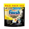 Viên rửa bát Finish Ultimate Plus All in one 33 viên hương chanh