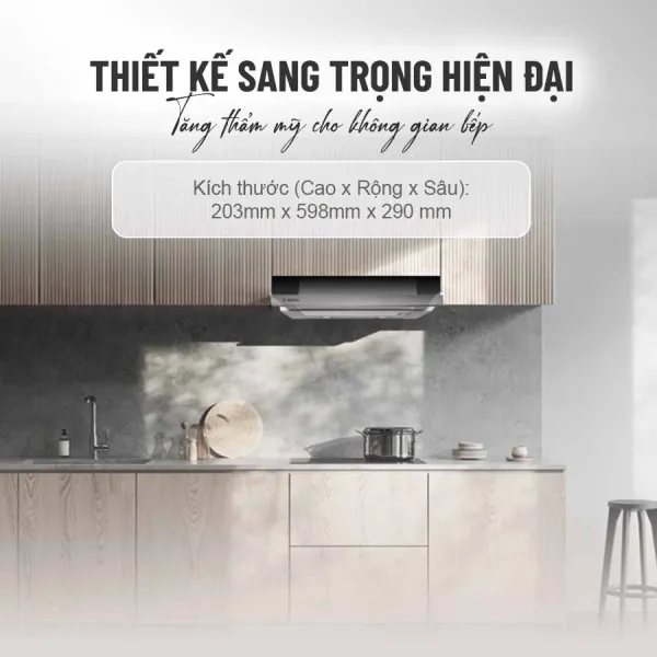 Máy hút mùi âm tủ Bosch DFL064W53B