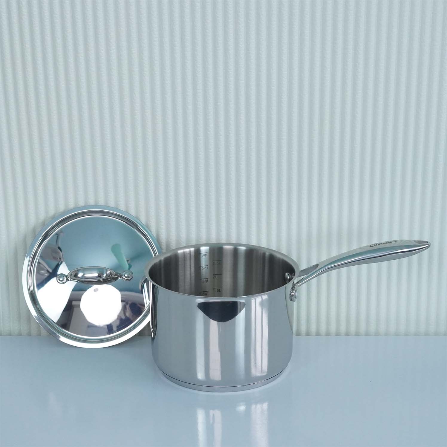 Ảnh thực tế Quánh Inox cao cấp Ciwete 18cm SS0203-D