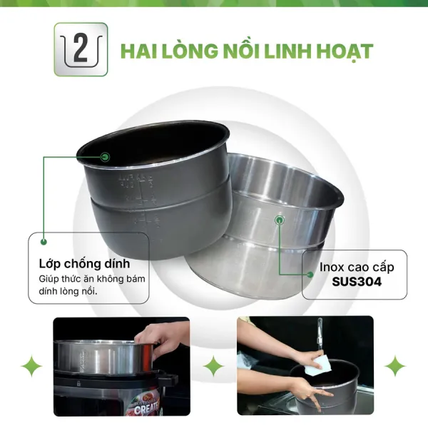 Nồi áp suất đa năng Habibullet PHB-8386 Hercules