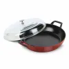 Nồi gang Staub Hexagon màu đỏ cherry 28cm – 3.7L