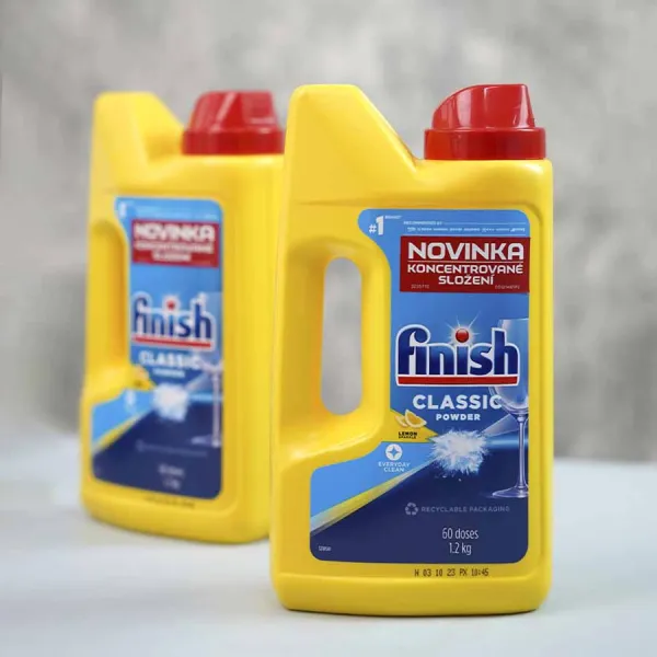 Bột rửa Finish Classic Lemon 1200gram