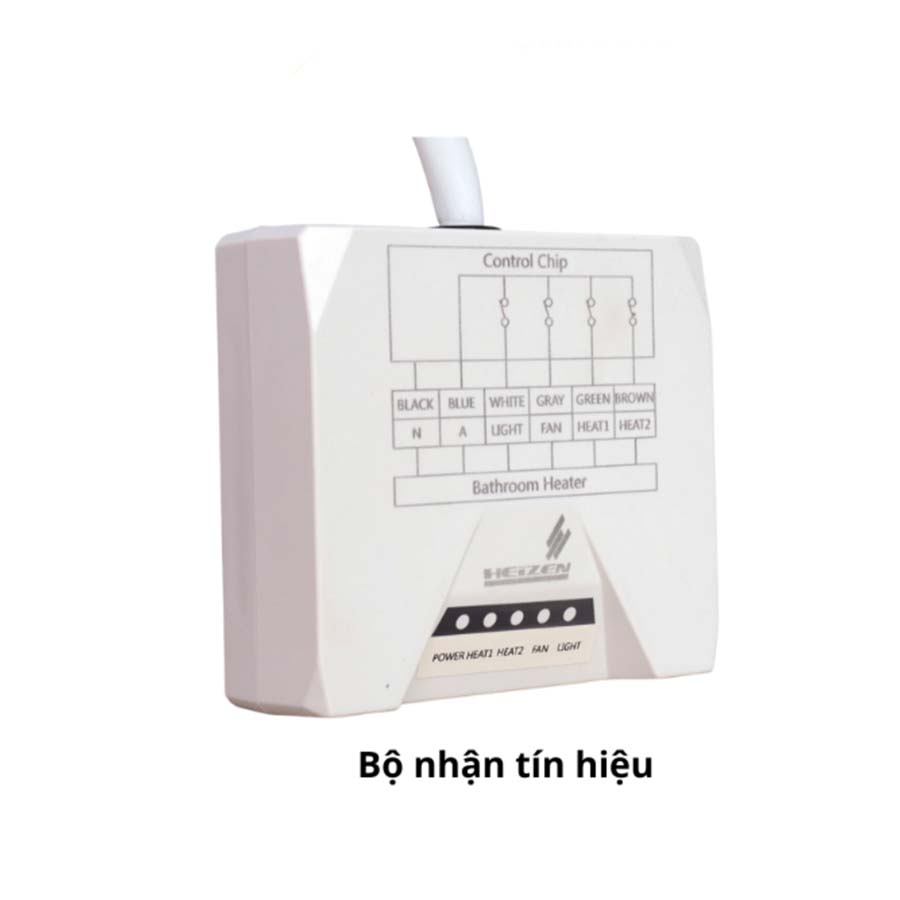 Đèn sưởi nhà tắm Heizen HE4BR 4 bóng âm trần có điều khiển
