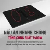 Bếp từ kết hợp hút mùi Bosch PVQ731F15E