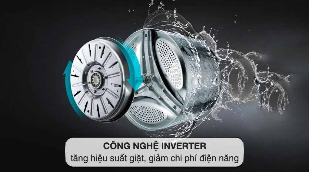 Tháp giặt sấy LG Inverter WT1410NHB